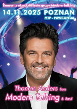 Thomas Anders from Modern Talking & Band - 40-lecie grupy Modern Talking